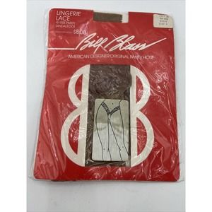 Vintage New Bill Blass No Underwear High Leg Knicker Tights Size A ( Small )